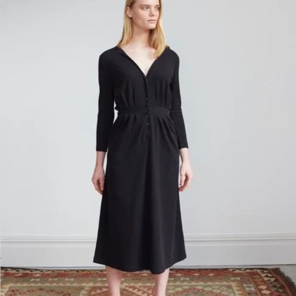 NWT Beaumont Organic Ruth Dress in Black - Picture 4 of 11